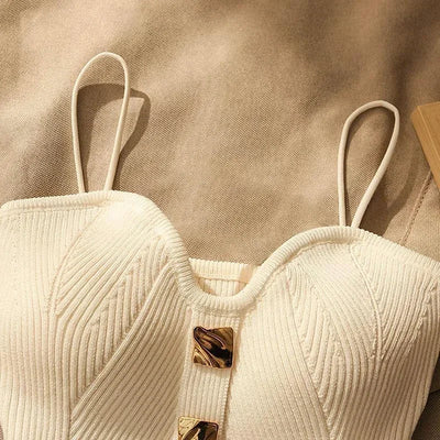 Viki™ KNIT CROP TOP