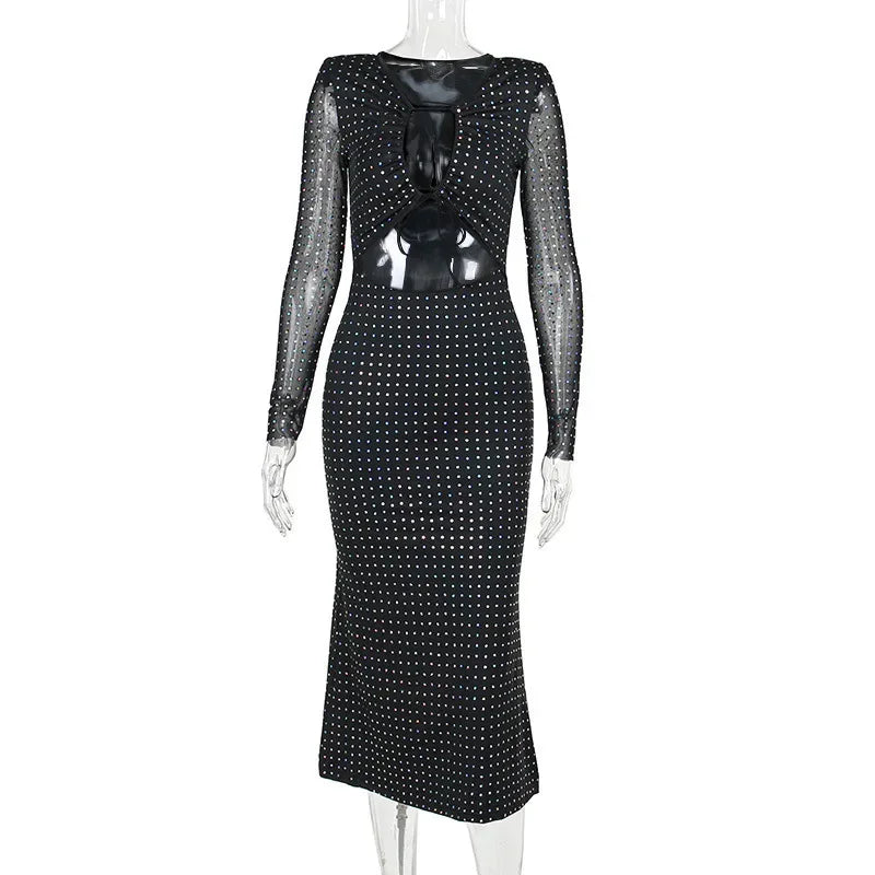 AURA | SEXY LONG SLEEVE DRESS