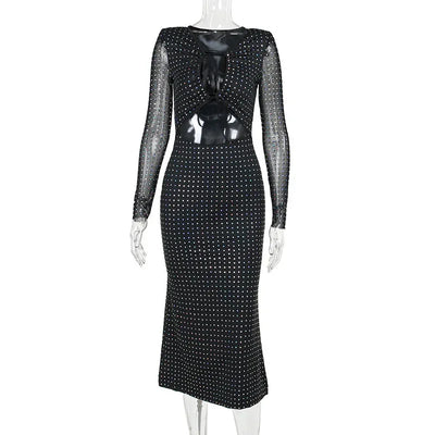 AURA | SEXY LONG SLEEVE DRESS