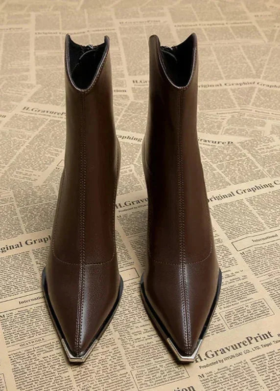 Viki – Pointed Toe Ankle Boots
