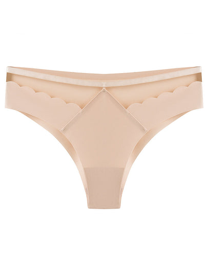 Hip Lifting Low Waist Ice Silk Seamless Invisible Breathable Briefs