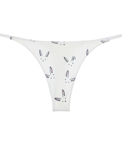 Female Leopard Print T-back Thong