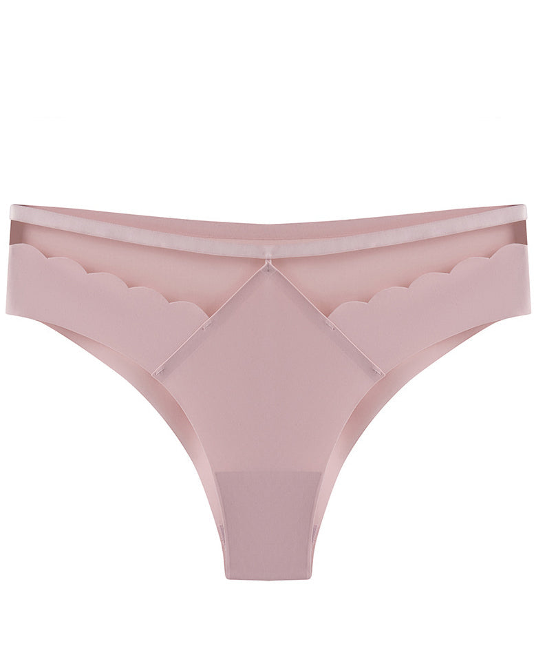 Hip Lifting Low Waist Ice Silk Seamless Invisible Breathable Briefs