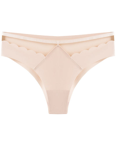 Hip Lifting Low Waist Ice Silk Seamless Invisible Breathable Briefs