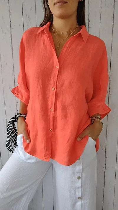 Viki – Relaxed Button-Up Shirt