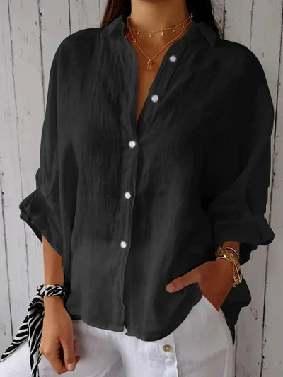 Viki – Relaxed Button-Up Shirt