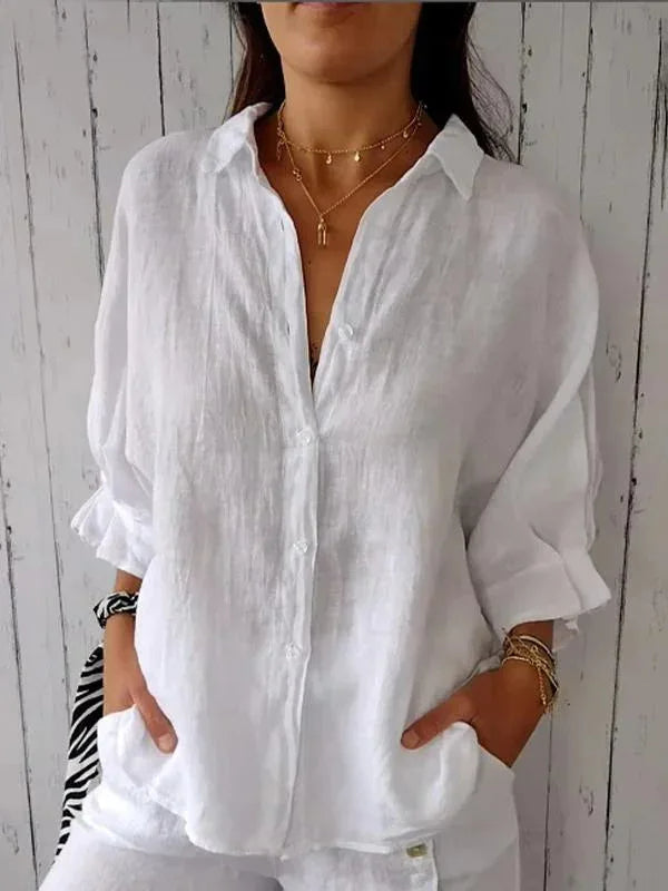 Viki – Relaxed Button-Up Shirt