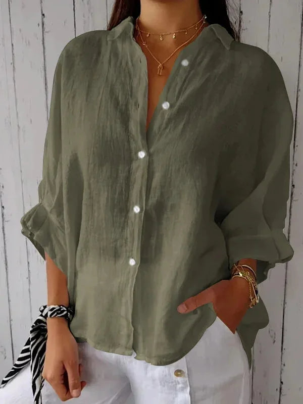 Viki – Relaxed Button-Up Shirt