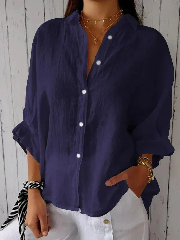Viki – Relaxed Button-Up Shirt