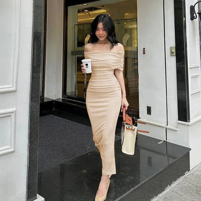 RONA | ELEGANT OFF-SHOULDER DRESS