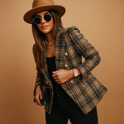 Fitted Blazer with a Smart Fit for Women | Tessa