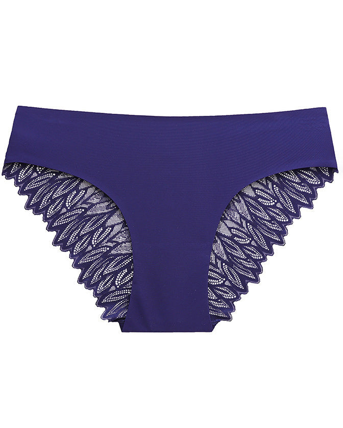 Seamless Lace Waist Panties