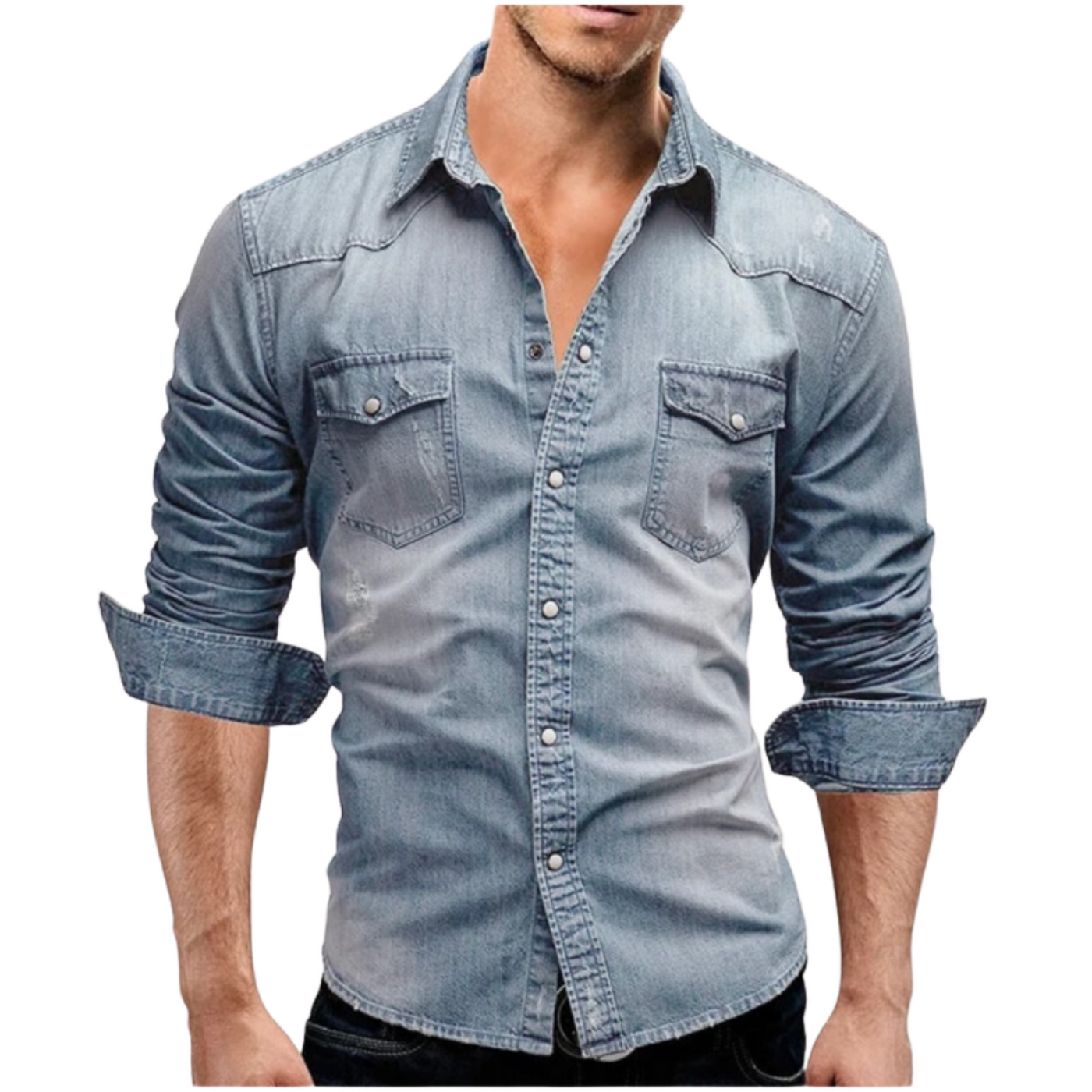 Viki™ - Modern Denim Shirt