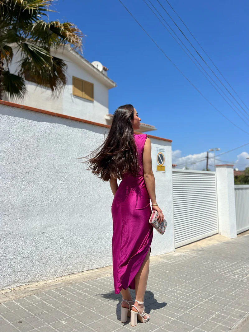 IVANA | Dress with Tie-Front Neckline