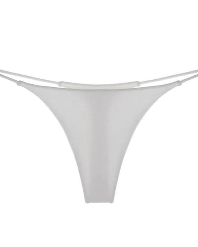 Female Solid Color T-back Thong