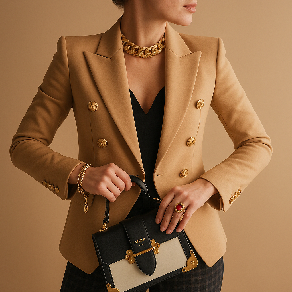 Elegant long blazer for women | Lavina