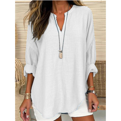 Viki | Chic V-Neck Blouse