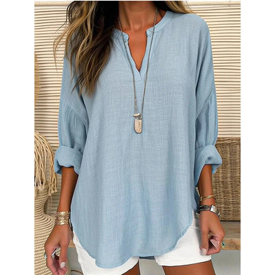 Viki | Chic V-Neck Blouse