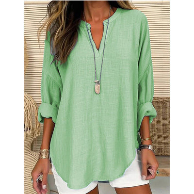 Viki | Chic V-Neck Blouse