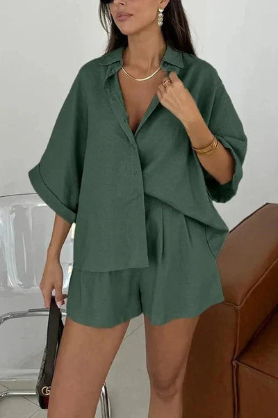 Brit & Boho™️ Mirana | Daily work and casual two-piece set