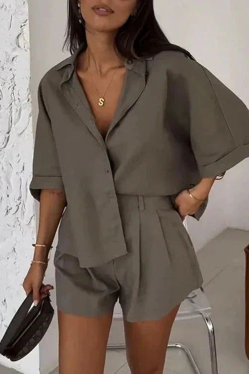 Brit & Boho™️ Mirana | Daily work and casual two-piece set