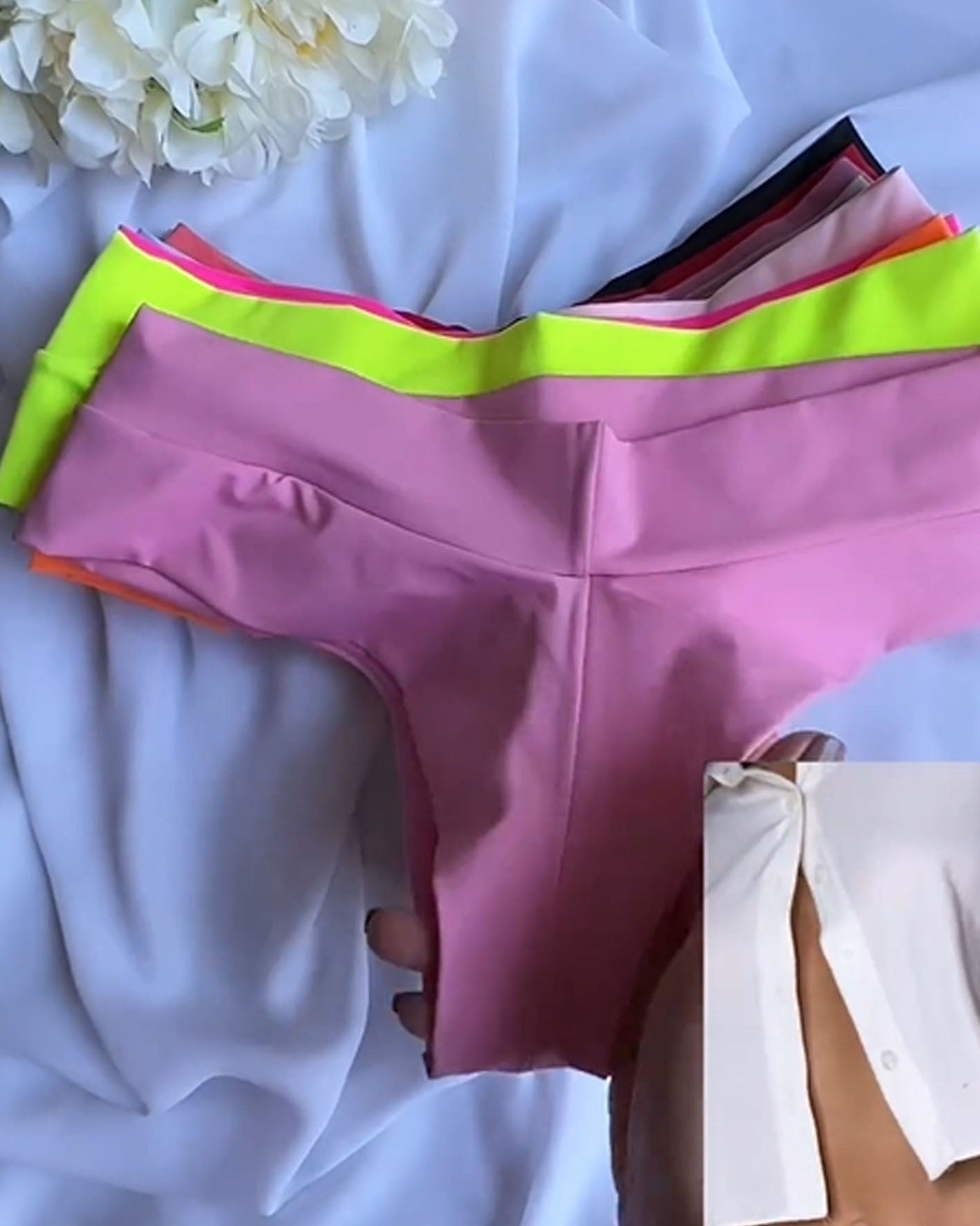 Sous-vêtements antibactériens de couleur unie