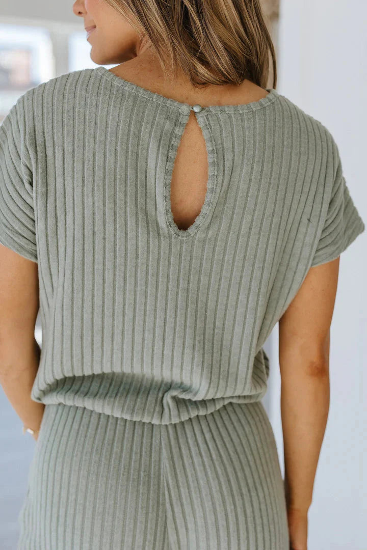 Brit & Boho™ I Robyn Ribbed Jumpsuit
