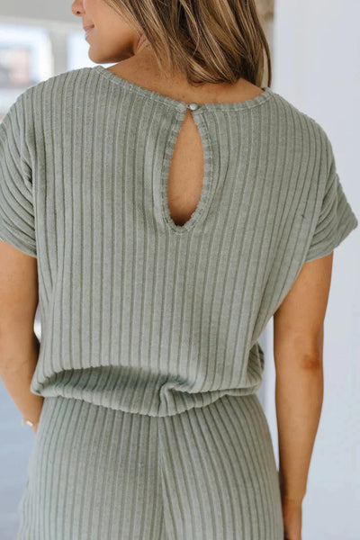 Brit & Boho™ I Robyn Ribbed Jumpsuit
