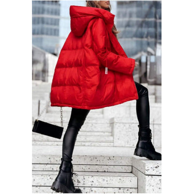 Puffer-jas met capuchon