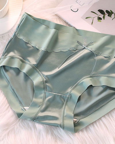 Luxury Light High Waist Waist Corset Satin Panties
