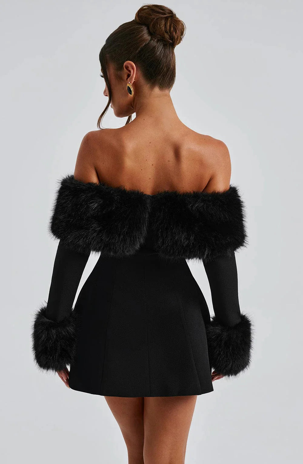 Brit & Boho™ I Merrit Mini Dress - Black
