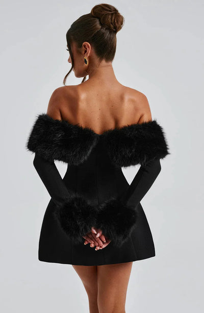 Brit & Boho™ I Merrit Mini Dress - Black
