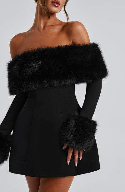 Brit & Boho™ I Merrit Mini Dress - Black