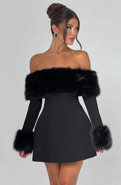 Brit & Boho™ I Merrit Mini Dress - Black