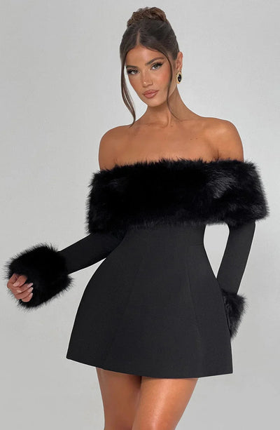 Brit & Boho™ I Merrit Mini Dress - Black