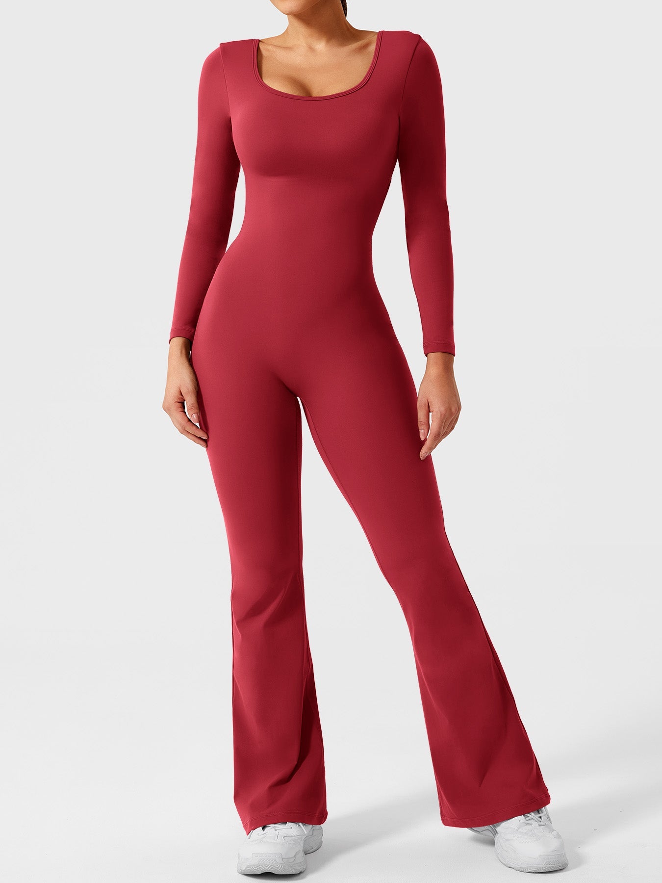Yeoreo Lizvette Long Sleeves Flared Jumpsuit