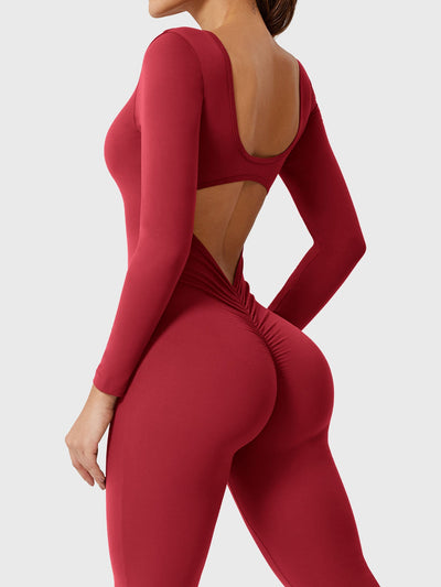 Yeoreo Lizvette Long Sleeves Flared Jumpsuit