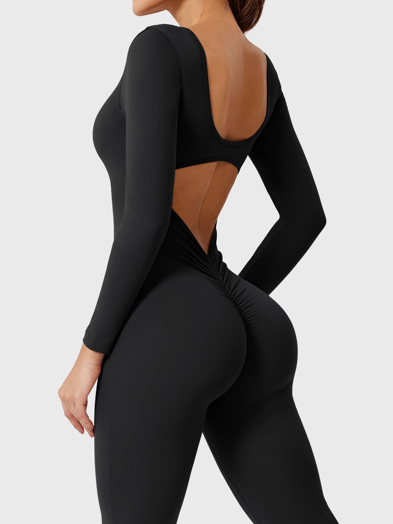Yeoreo Lizvette Long Sleeves Flared Jumpsuit