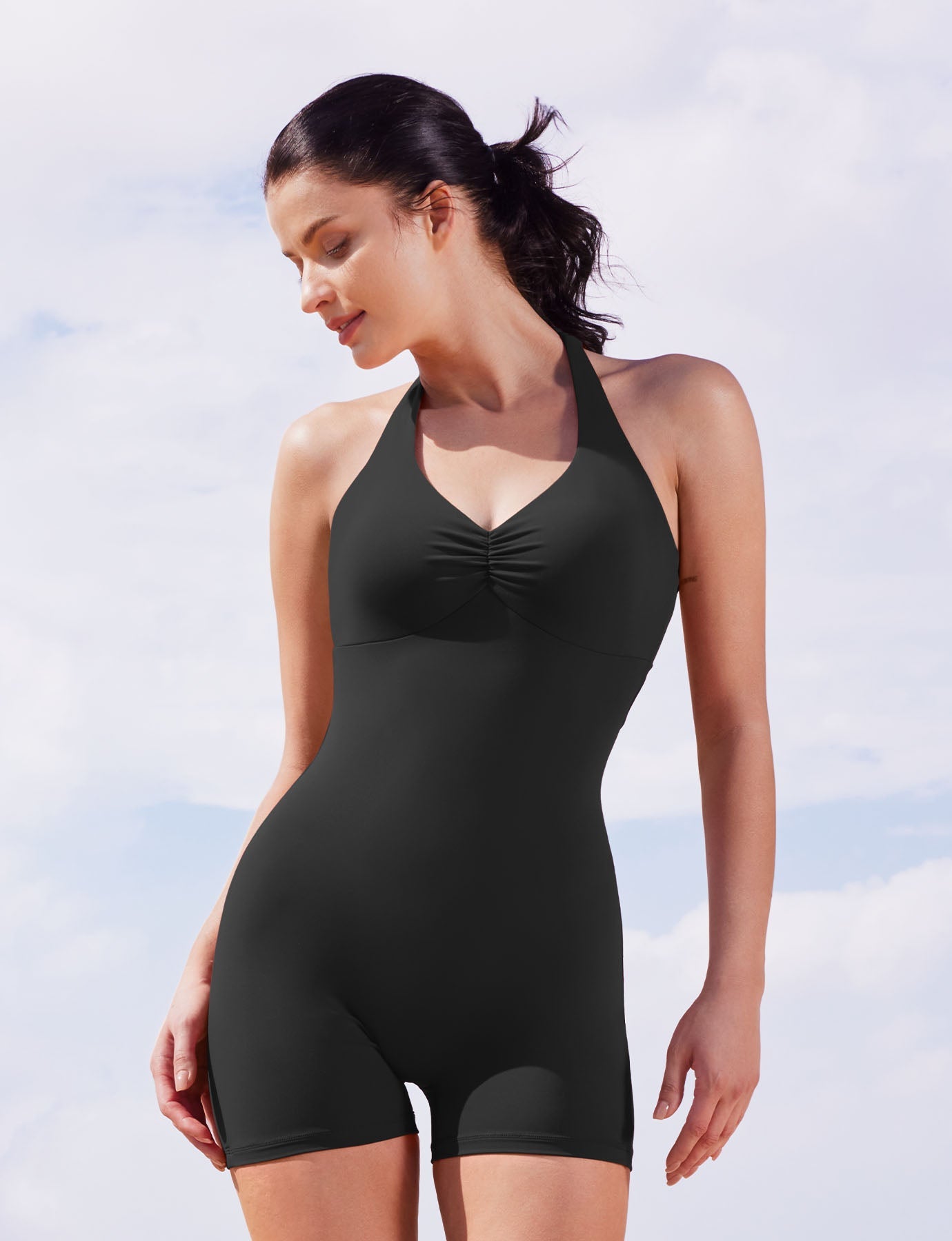 Yeoreo Joceline Backless Halter Romper