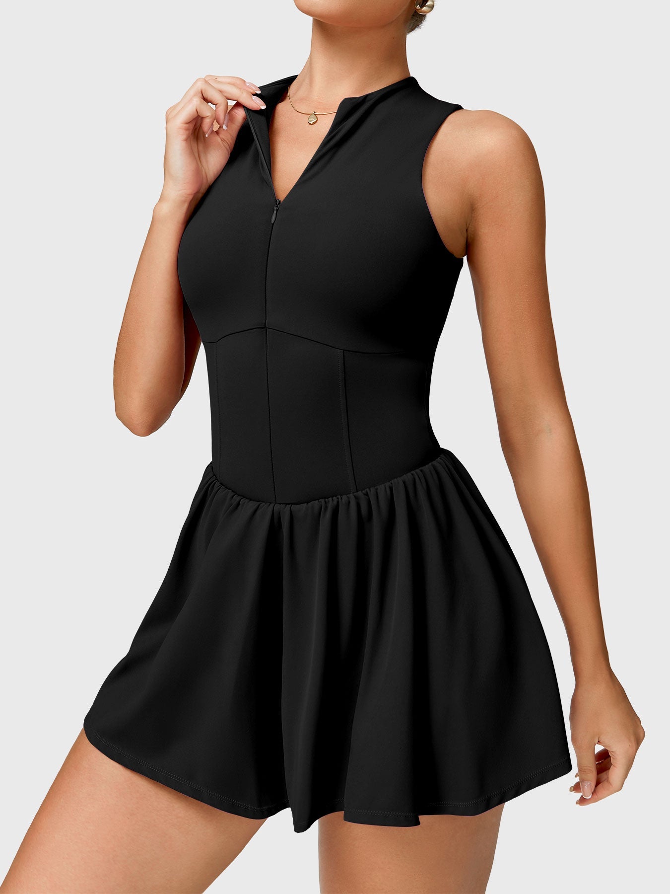 Yeoreo Erica Zipper Tennis Dress