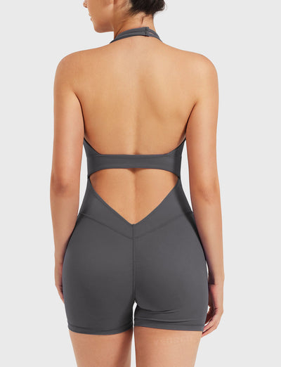 Yeoreo Joceline Backless Halter Romper