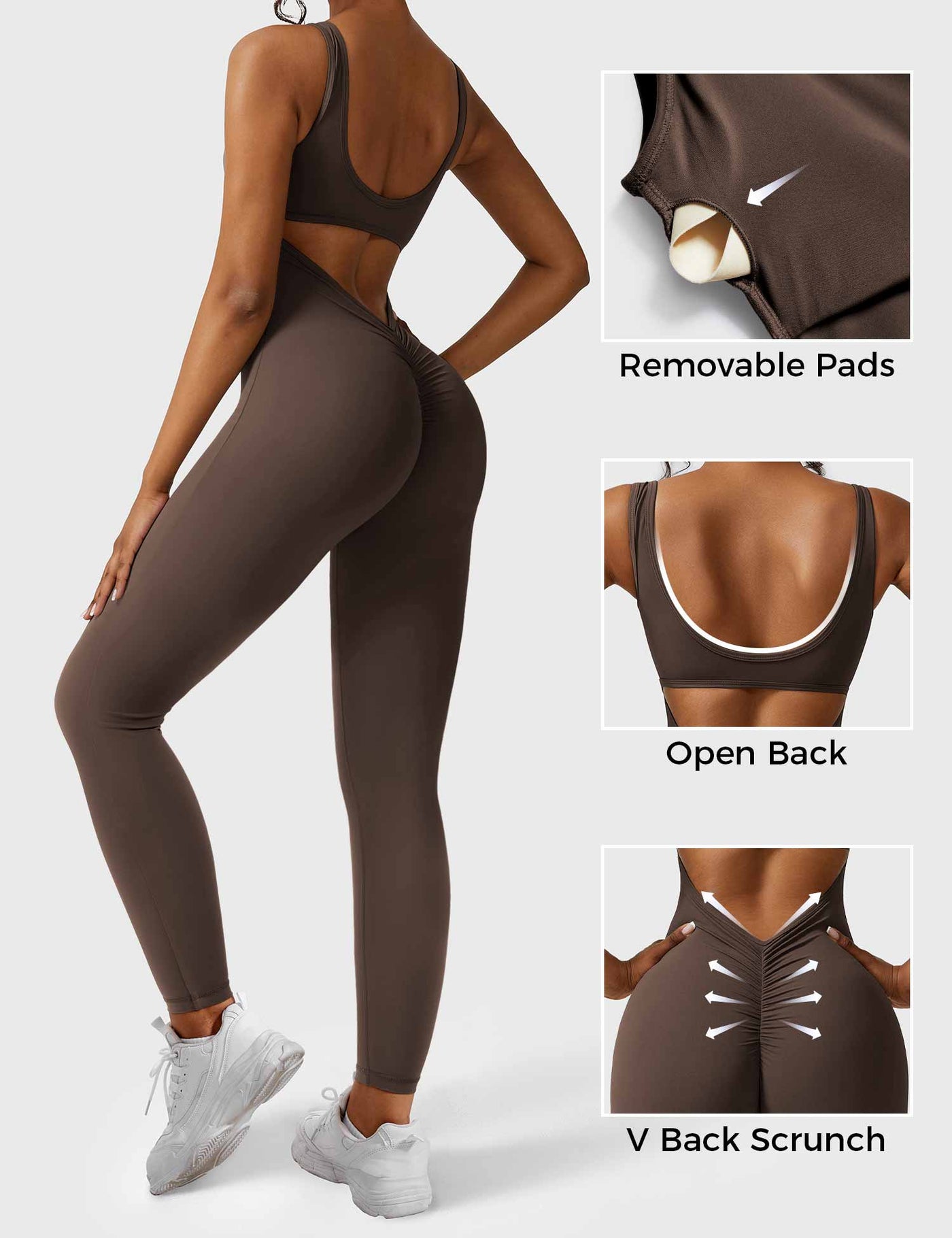 Yeoreo Lizvette V-Back Jumpsuit