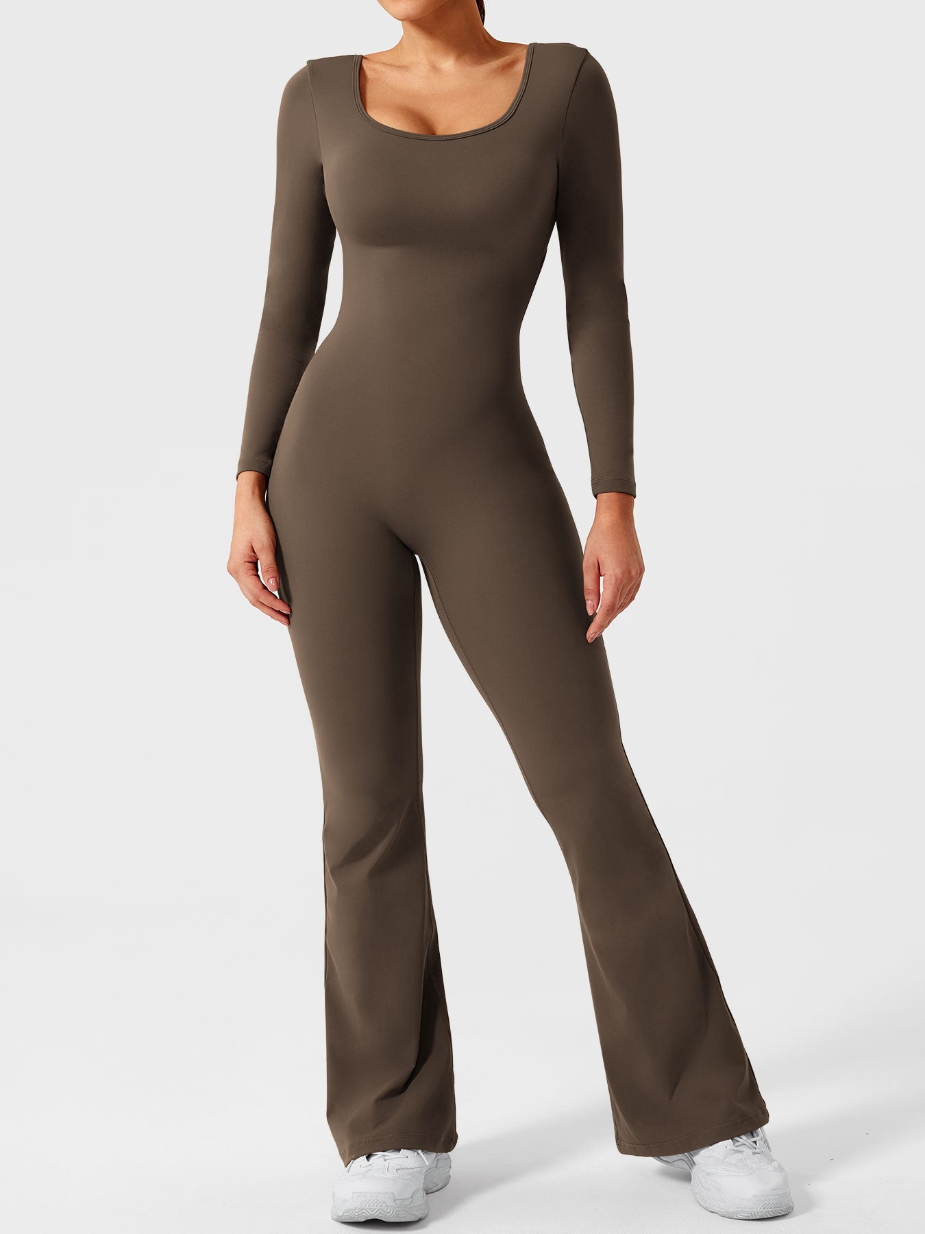 Yeoreo Lizvette Long Sleeves Flared Jumpsuit