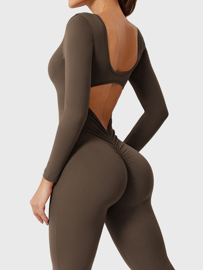 Yeoreo Lizvette Long Sleeves Flared Jumpsuit