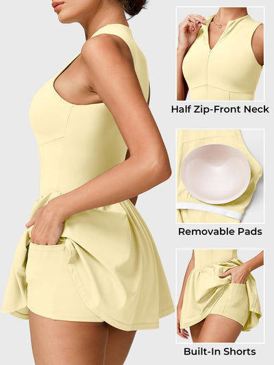 Yeoreo Erica Zipper Tennis Dress