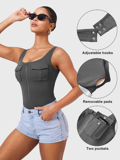 Yeoreo Yvonny CoreFlex Cargo Bodysuit