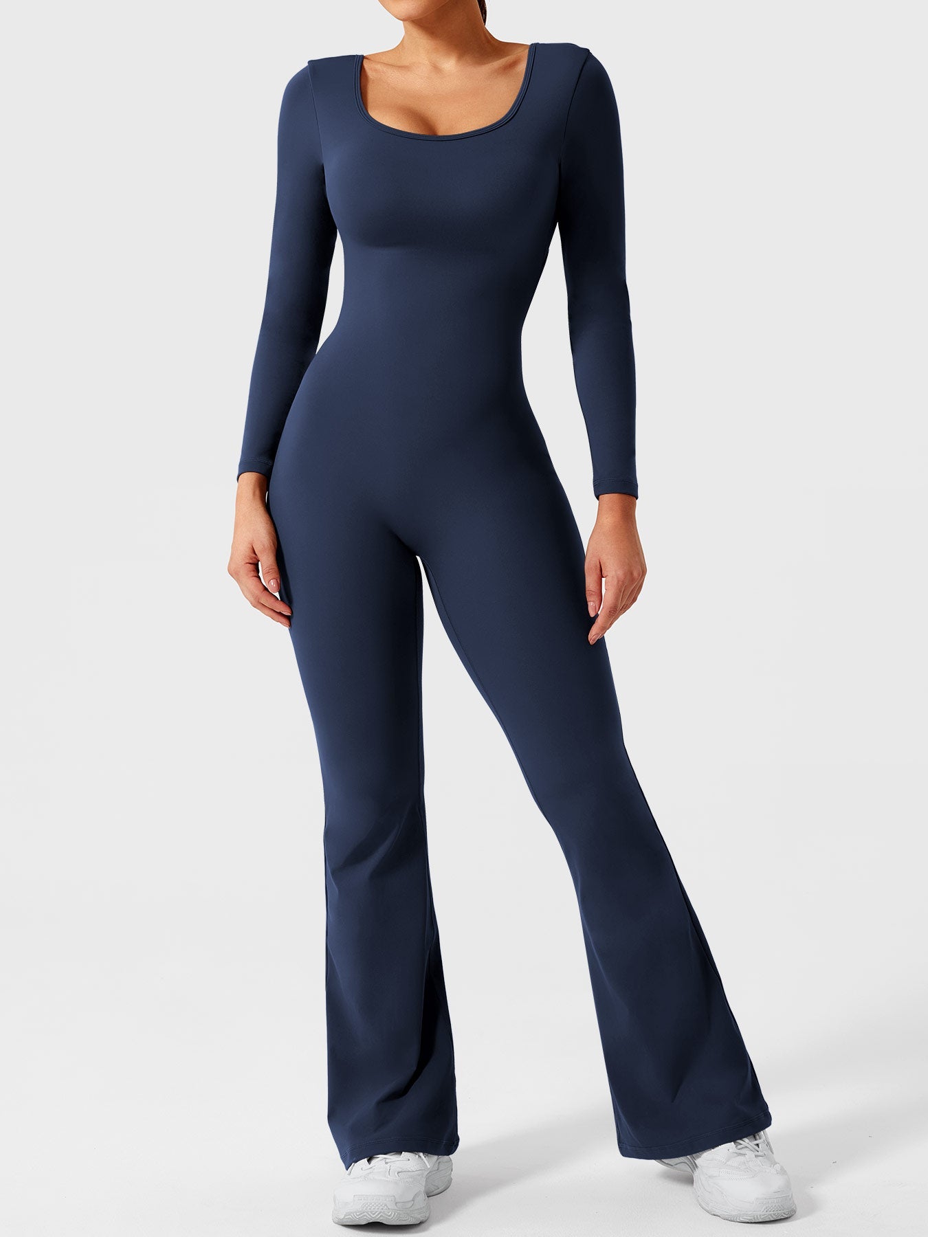 Yeoreo Lizvette Long Sleeves Flared Jumpsuit