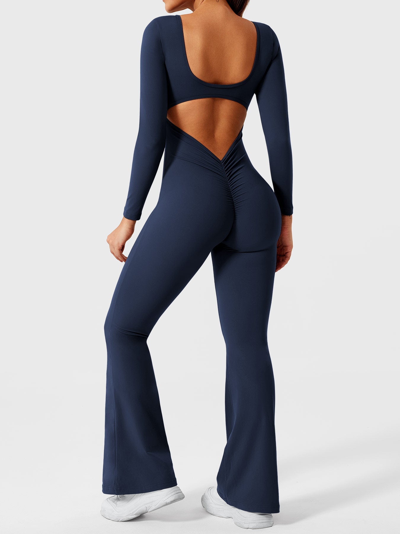 Yeoreo Lizvette Long Sleeves Flared Jumpsuit