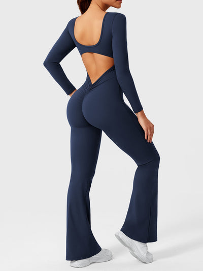 Yeoreo Lizvette Long Sleeves Flared Jumpsuit