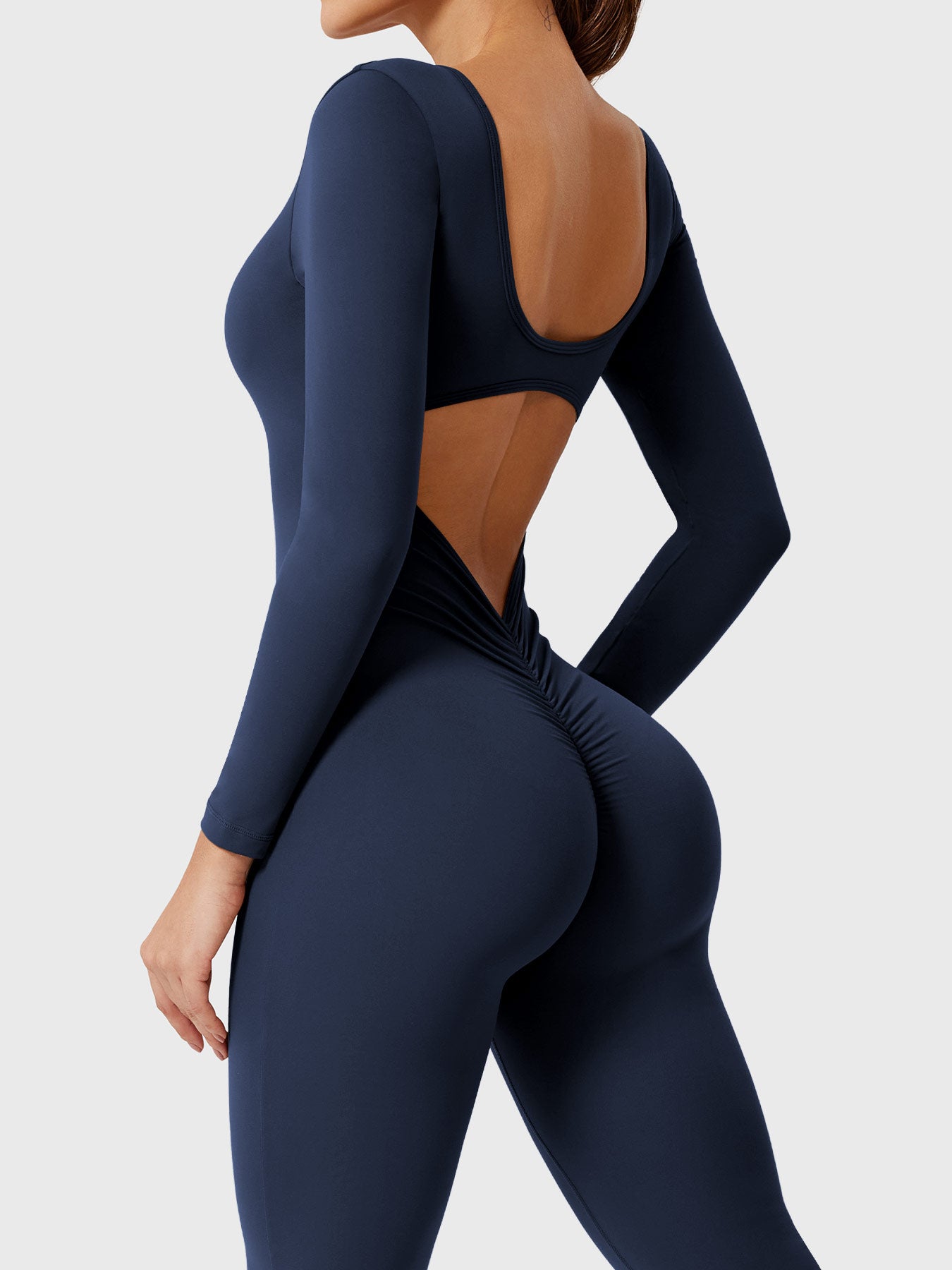 Yeoreo Lizvette Long Sleeves Flared Jumpsuit
